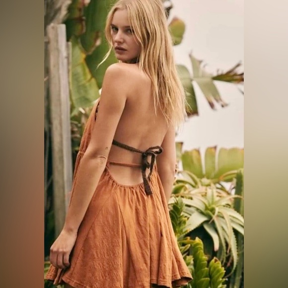 Free People NWOT Emma Louise mini dress in lavender ONLY size small - Picture 2 of 13